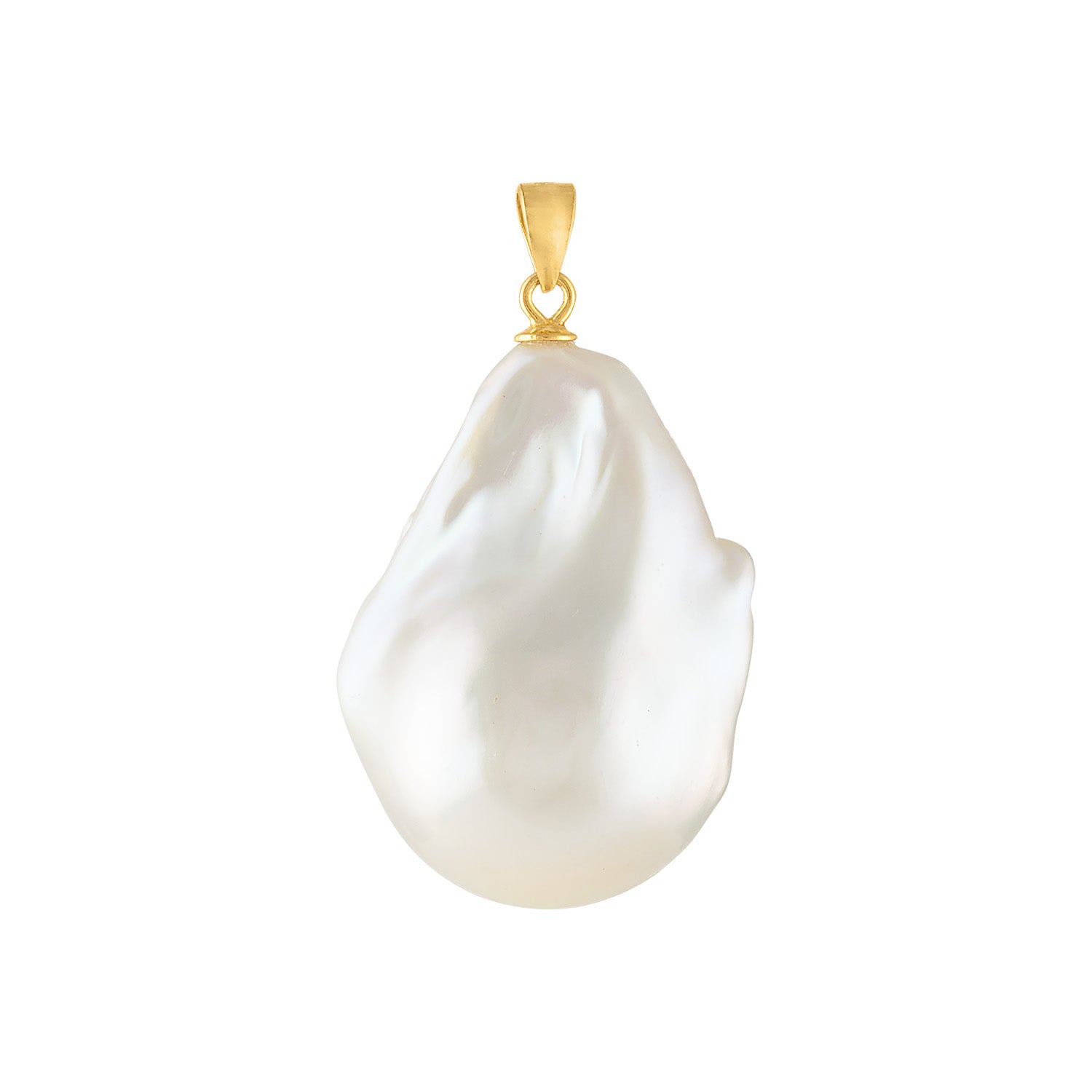 Freshwater Baroque Pearl Charm Pendant - 18K Gold Vermeil – Katherine Parr